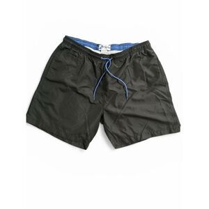 Trunks brandMen's Black Swim Trunks with Blue Drawstring XL